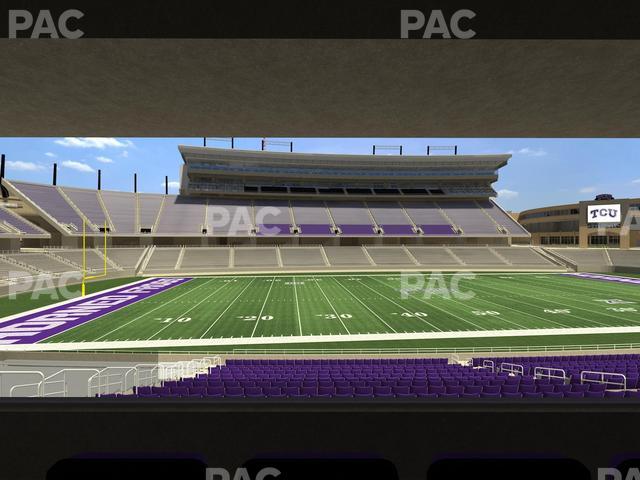 Amon G. Carter Stadium - Section Founders Suite 6 Seat View Amon G. Carter Stadium - Section Founders Suite 6 Seat View