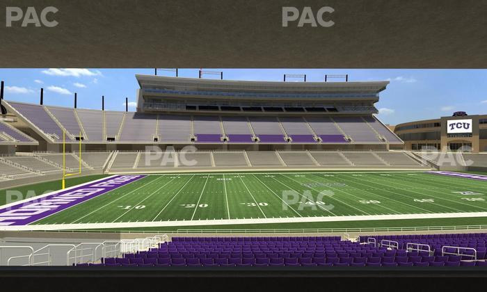 Amon G. Carter Stadium - Section Founders Suite 6 Seat View