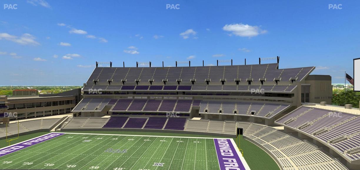 Amon G. Carter Stadium - Section Legends Club 327 Seat View