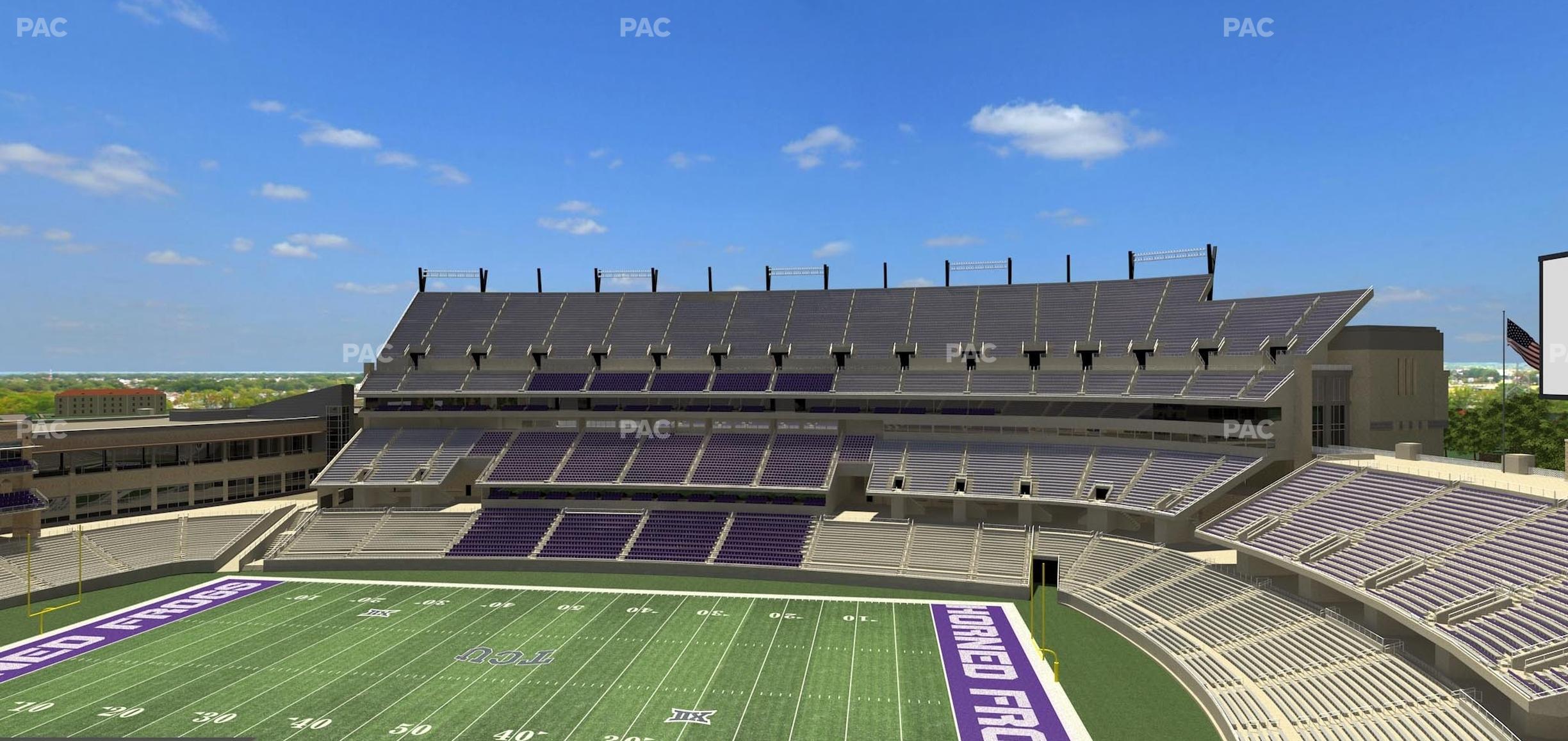 Amon G. Carter Stadium - Section Legends Club 327 Seat View | SeatGeek