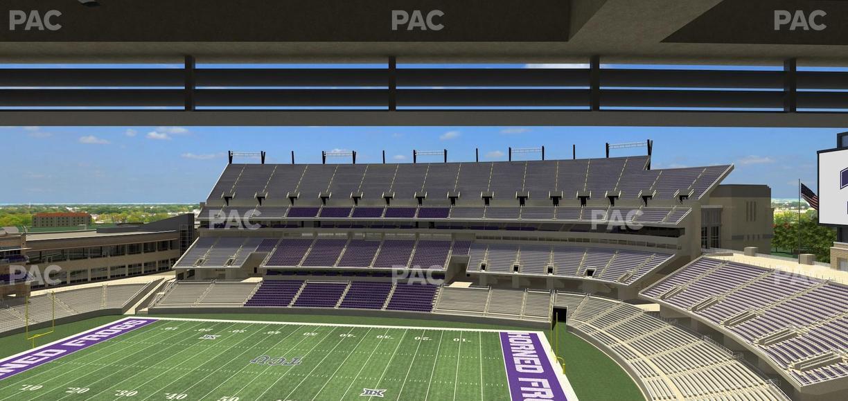 Amon G. Carter Stadium - Section Legends Club 327 Seat View