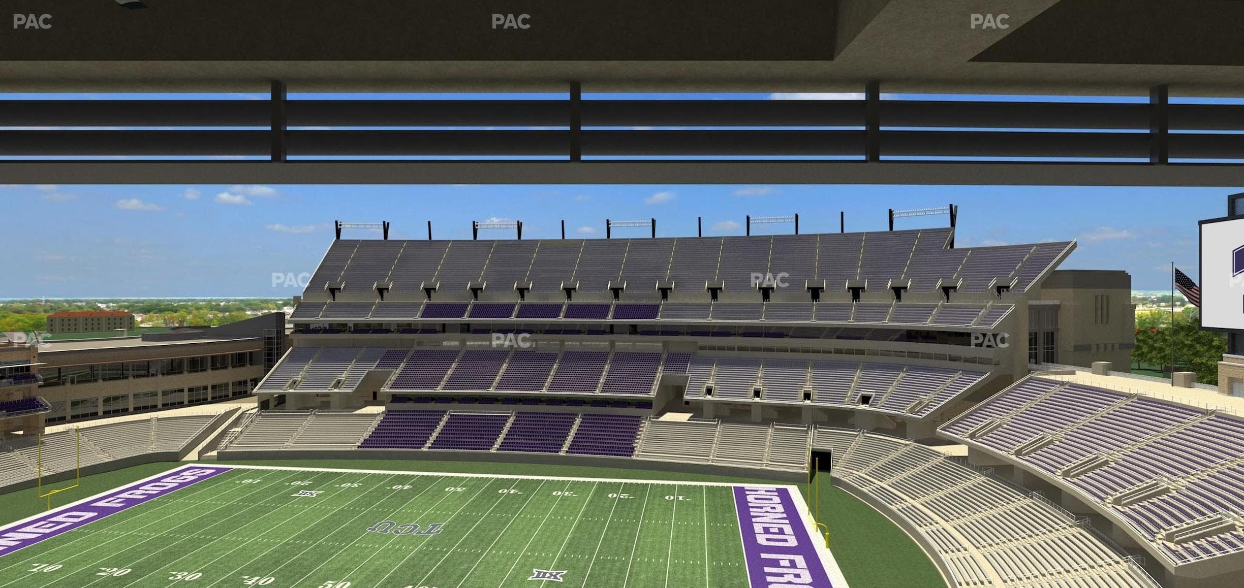 Amon G. Carter Stadium - Section Legends Club 327 Seat View