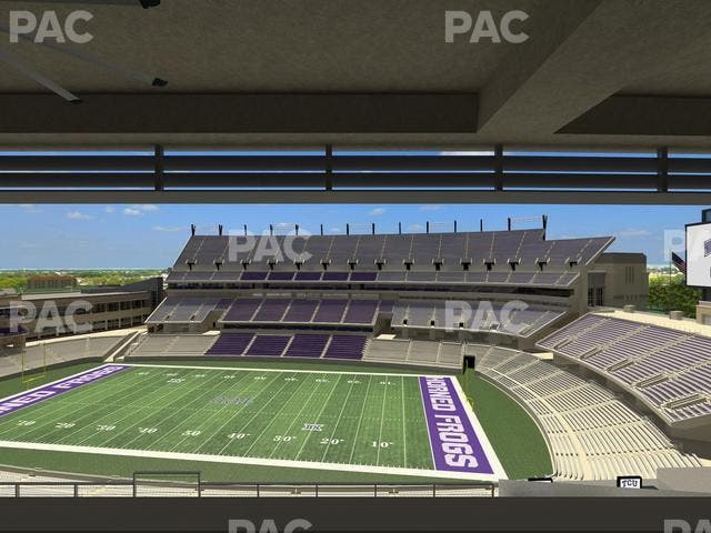 Amon G. Carter Stadium - Section Legends Club 327 Seat View