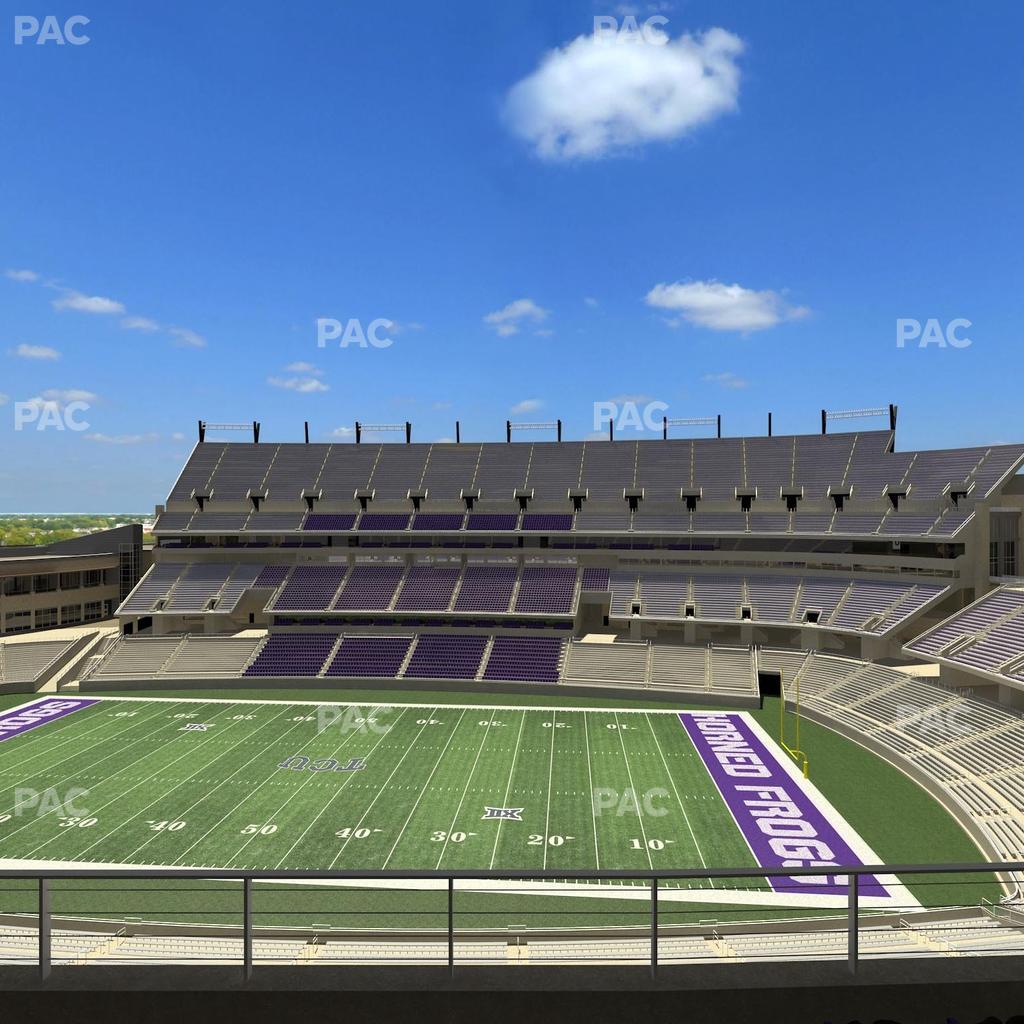 Amon G. Carter Stadium - Section Legends Club 328 Seat View | SeatGeek