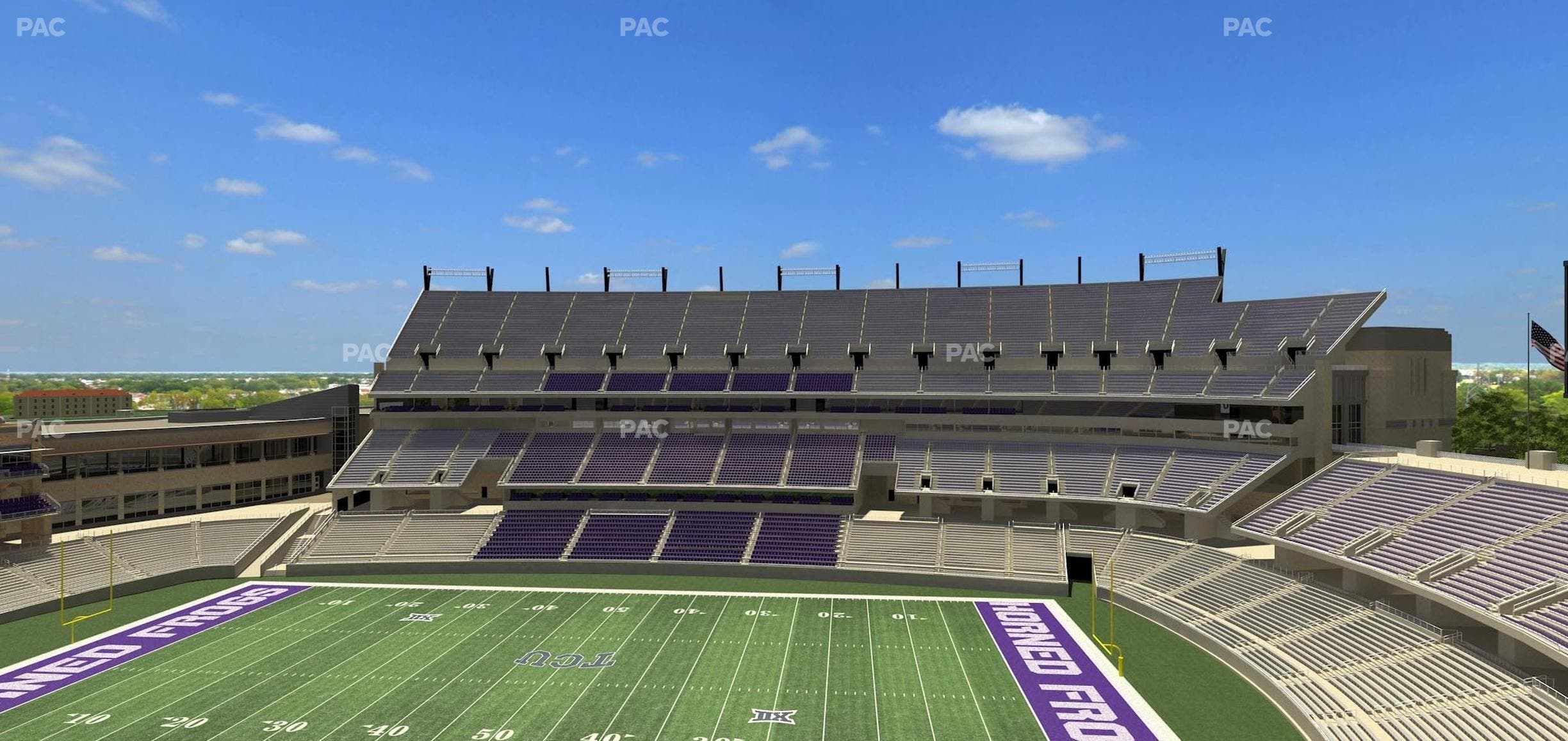 Amon G. Carter Stadium - Section Legends Club 328 Seat View