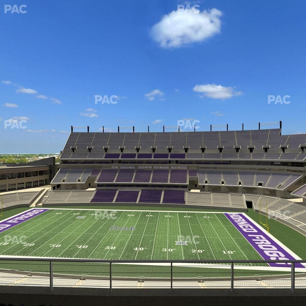 Amon G. Carter Stadium - Section Legends Club 329 Seat View