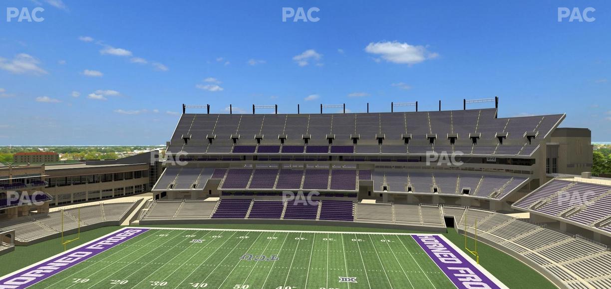 Amon G. Carter Stadium - Section Legends Club 329 Seat View