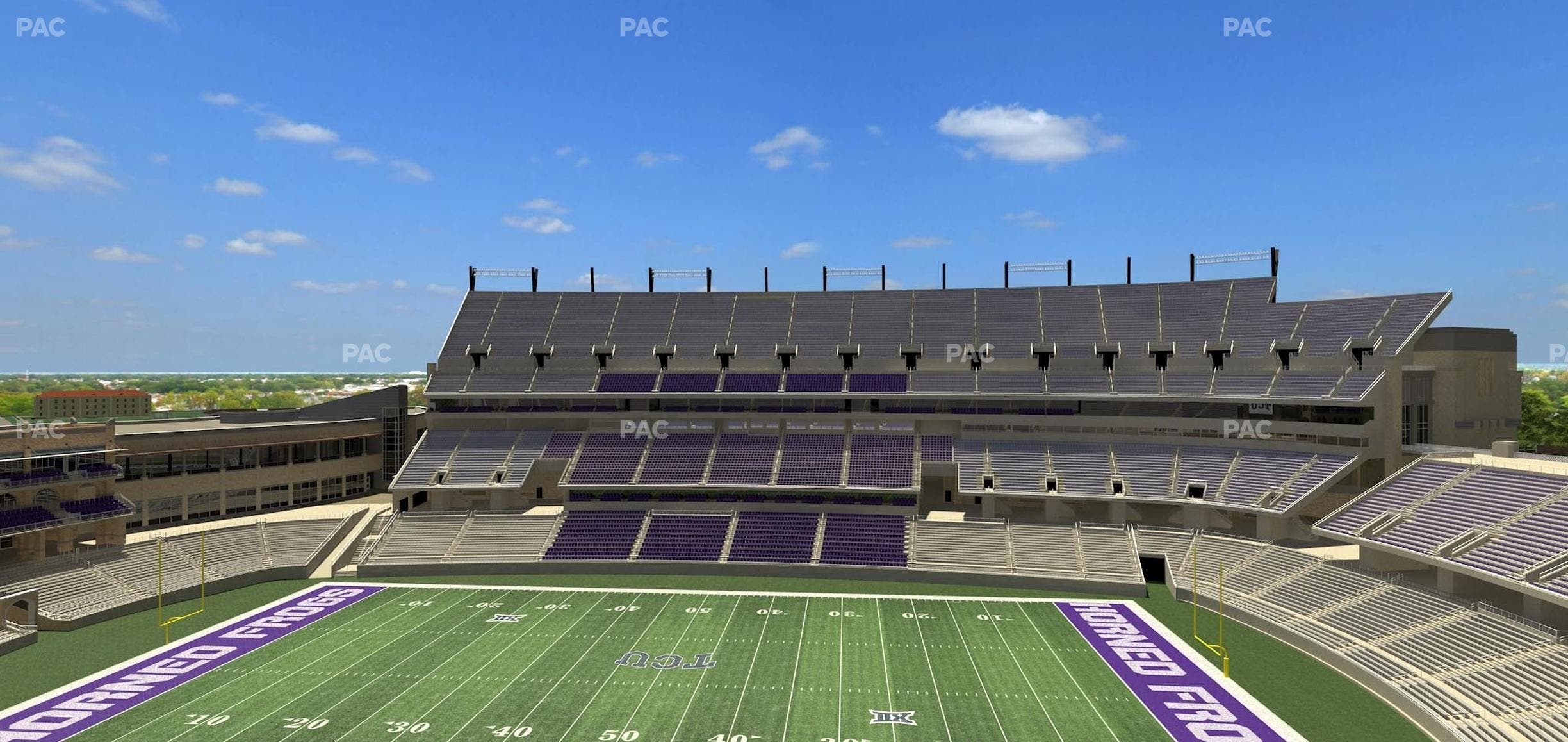 Amon G. Carter Stadium - Section Legends Club 329 Seat View