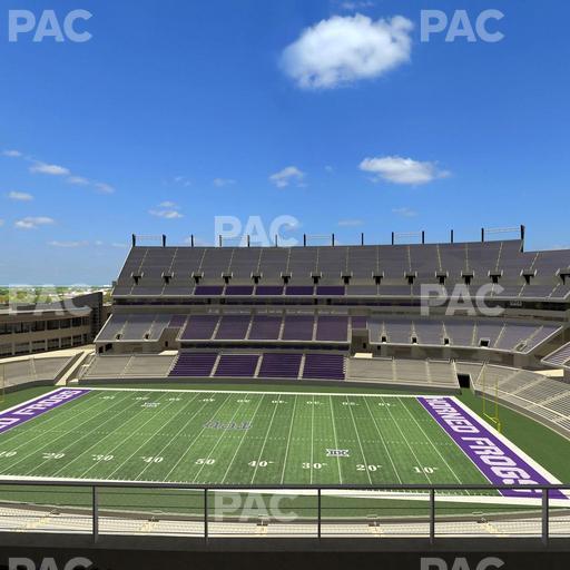 Amon G. Carter Stadium - Section Legends Club 329 Seat View