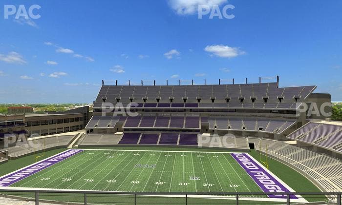 Amon G. Carter Stadium - Section Legends Club 329 Seat View