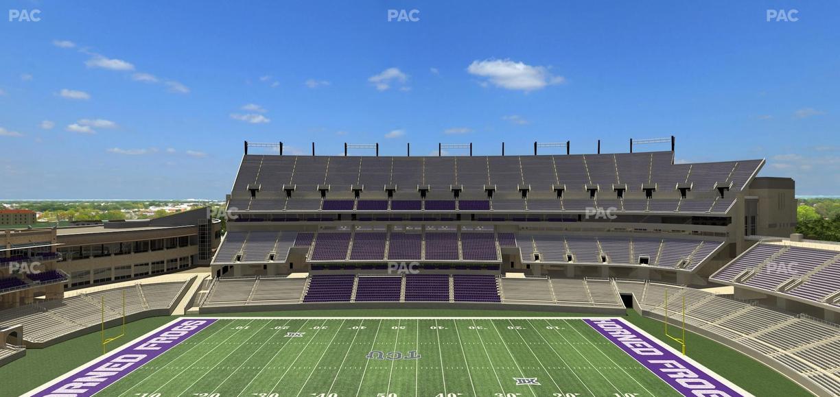 Amon G. Carter Stadium - Section Legends Club 330 Seat View