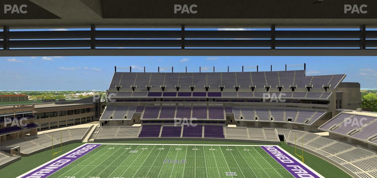 Amon G. Carter Stadium - Section Legends Club 330 Seat View
