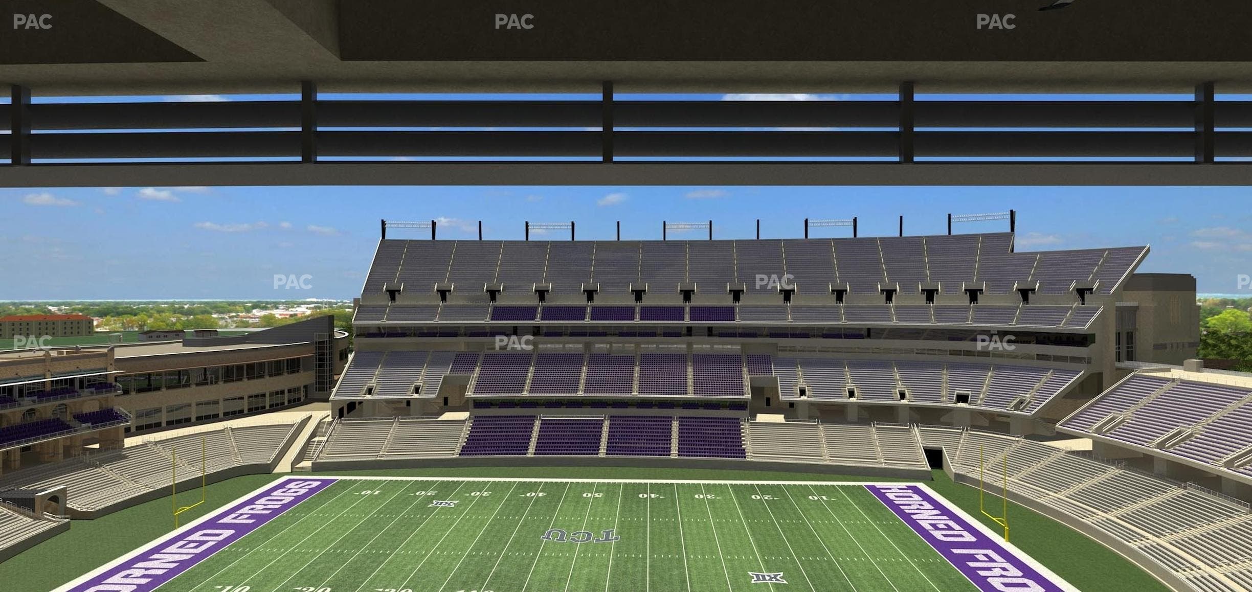 Amon G. Carter Stadium - Section Legends Club 330 Seat View