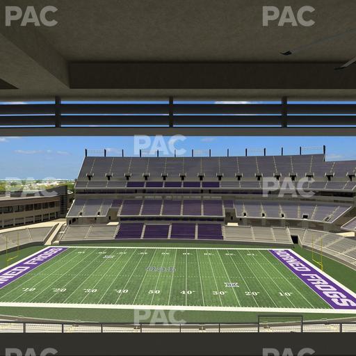 Amon G. Carter Stadium - Section Legends Club 330 Seat View