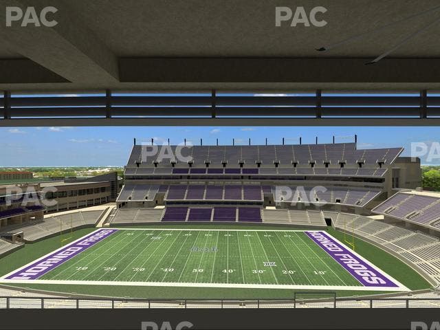 Amon G. Carter Stadium - Section Legends Club 330 Seat View