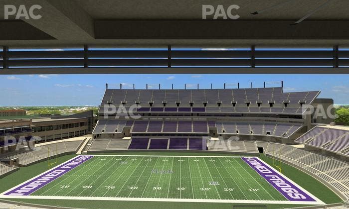 Amon G. Carter Stadium - Section Legends Club 330 Seat View