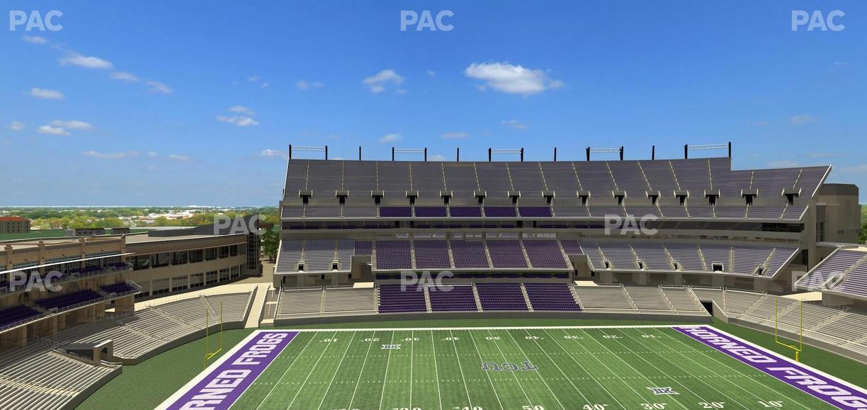 Amon G. Carter Stadium - Section Legends Club 332 Seat View