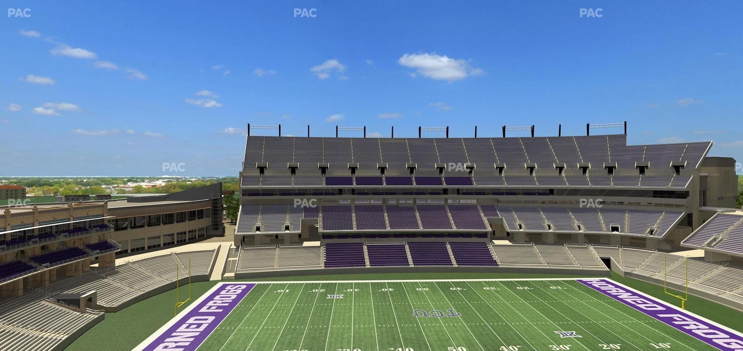 Amon G. Carter Stadium - Section Legends Club 332 Seat View