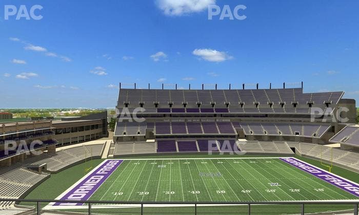 Amon G. Carter Stadium - Section Legends Club 332 Seat View