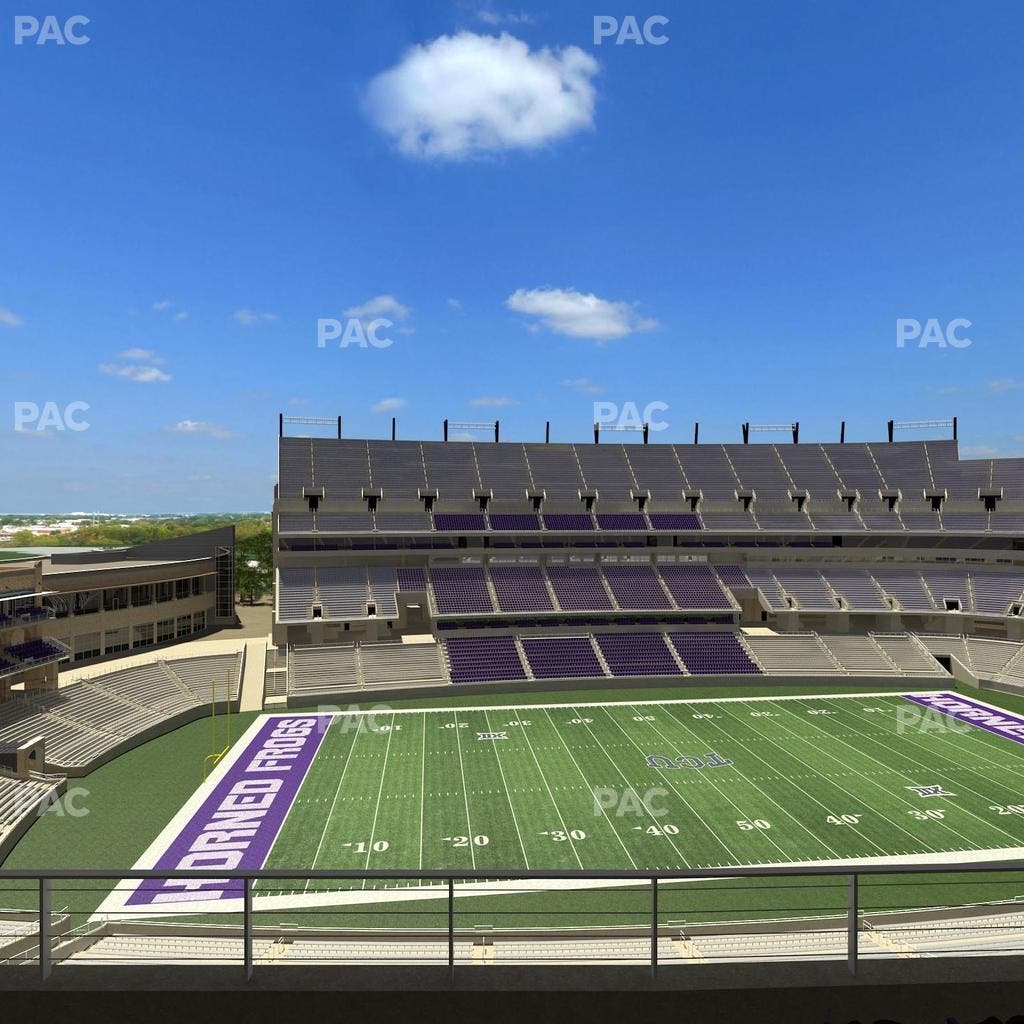 Amon G. Carter Stadium - Section Legends Club 333 Seat View