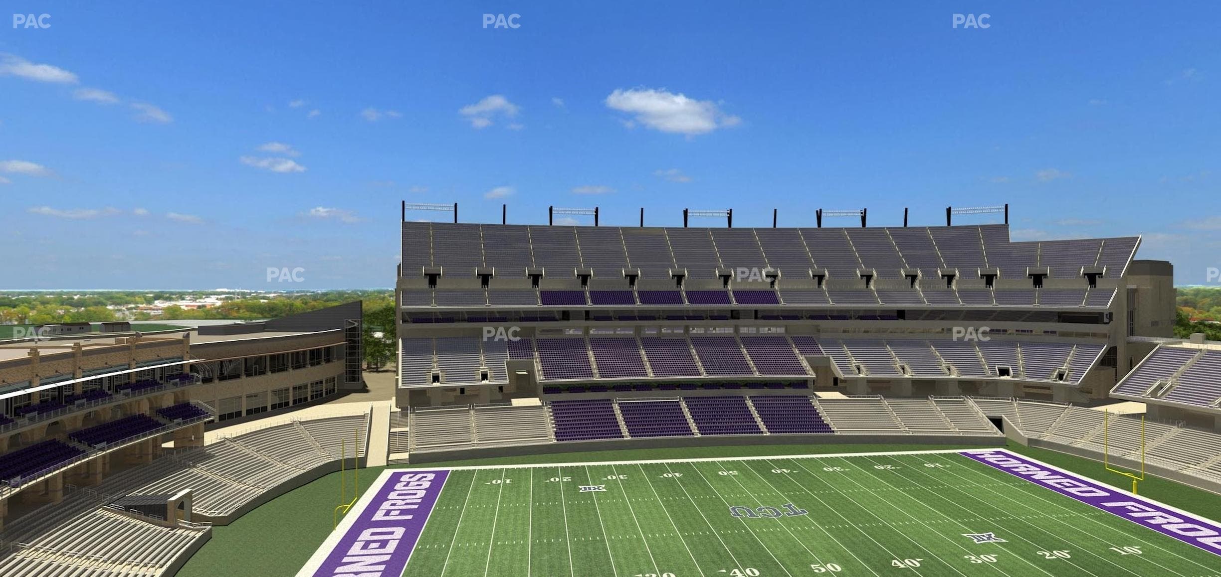 Amon G. Carter Stadium - Section Legends Club 333 Seat View