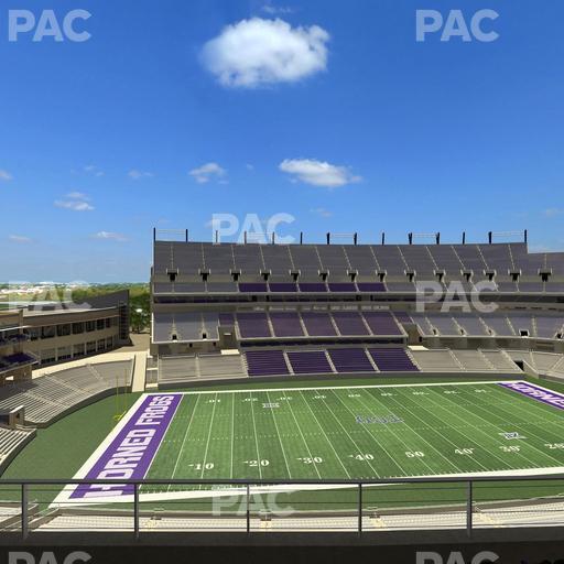 Amon G. Carter Stadium - Section Legends Club 333 Seat View
