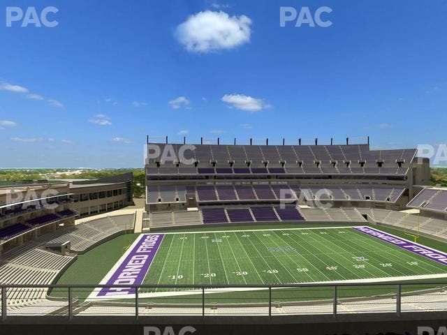 Amon G. Carter Stadium - Section Legends Club 333 Seat View