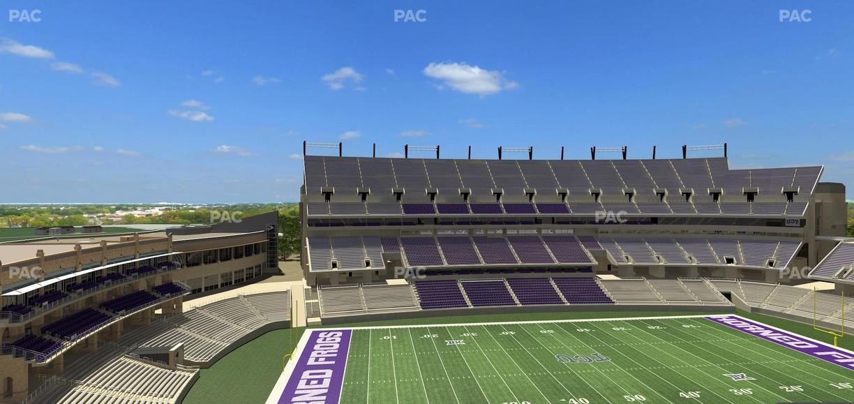 Amon G. Carter Stadium - Section Legends Club 334 Seat View