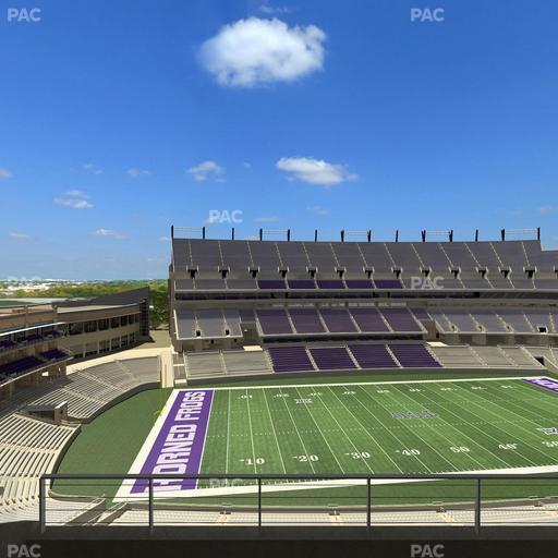 Amon G. Carter Stadium - Section Legends Club 334 Seat View