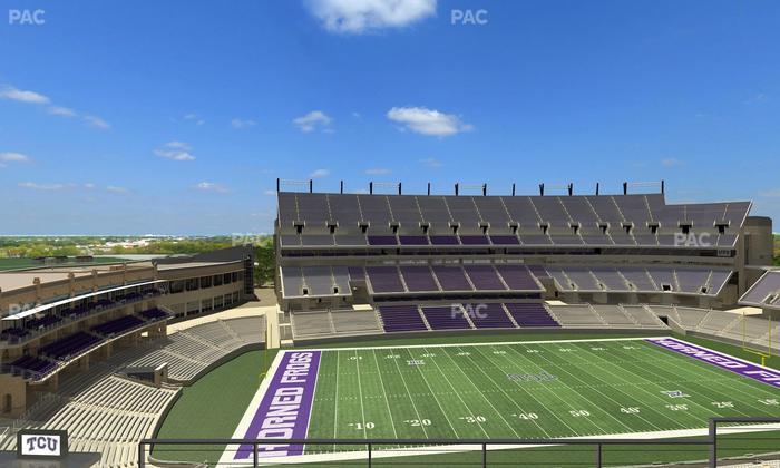 Amon G. Carter Stadium - Section Legends Club 334 Seat View