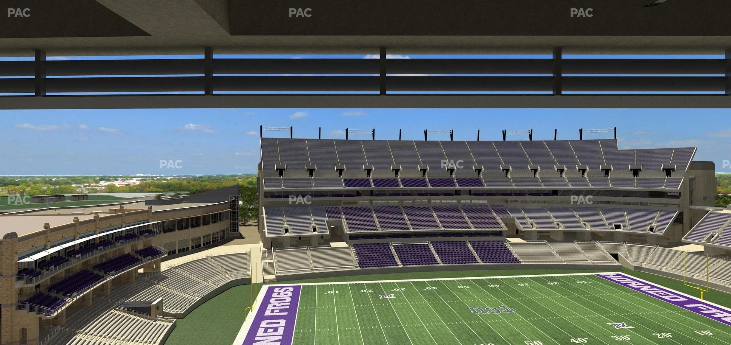 Amon G. Carter Stadium - Section Legends Club 334 Seat View