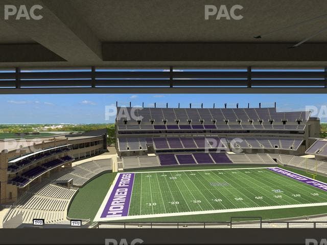 Amon G. Carter Stadium - Section Legends Club 334 Seat View