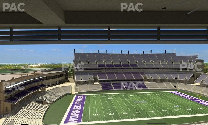 Amon G. Carter Stadium - Section Legends Club 334 Seat View