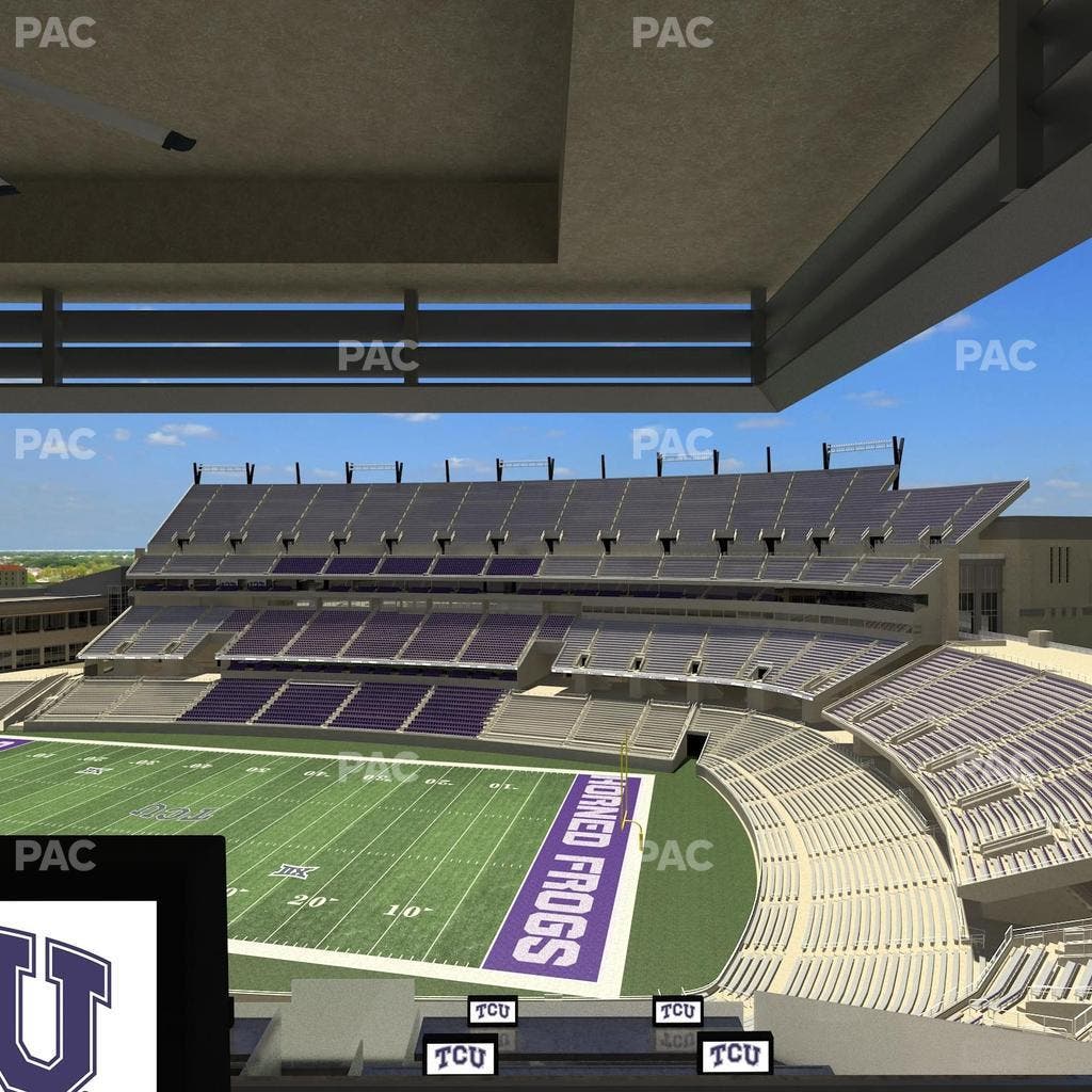 Amon G. Carter Stadium - Section Loge Box 323 Seat View