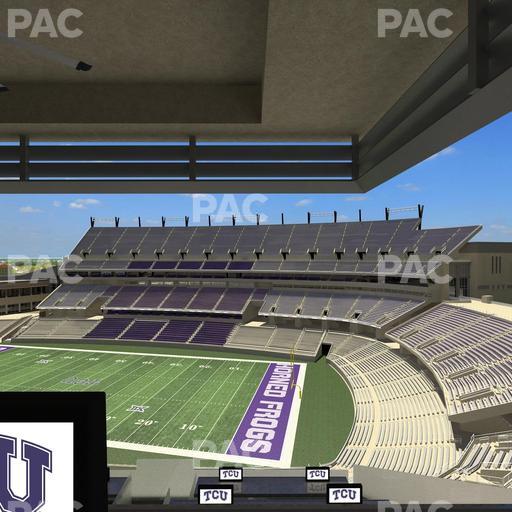 Amon G. Carter Stadium - Section Loge Box 323 Seat View