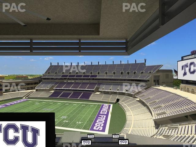 Amon G. Carter Stadium - Section Loge Box 323 Seat View