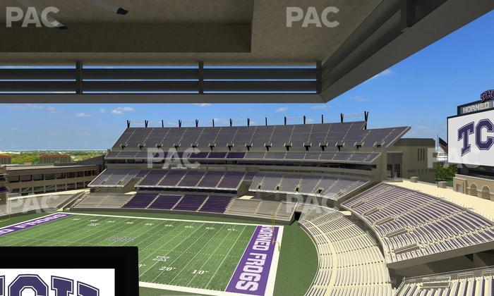 Amon G. Carter Stadium - Section Loge Box 323 Seat View