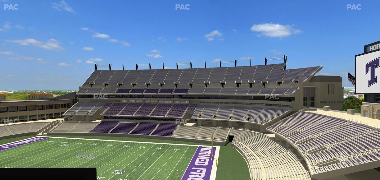 Amon G. Carter Stadium - Section Loge Box 323 Seat View