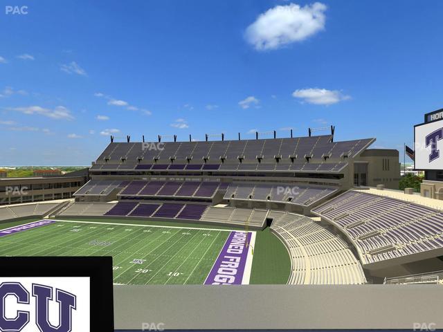 Amon G. Carter Stadium - Section Loge Box 323 Seat View
