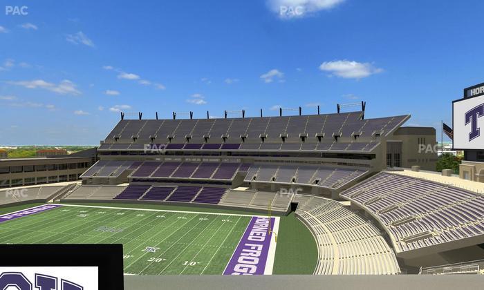 Amon G. Carter Stadium - Section Loge Box 323 Seat View