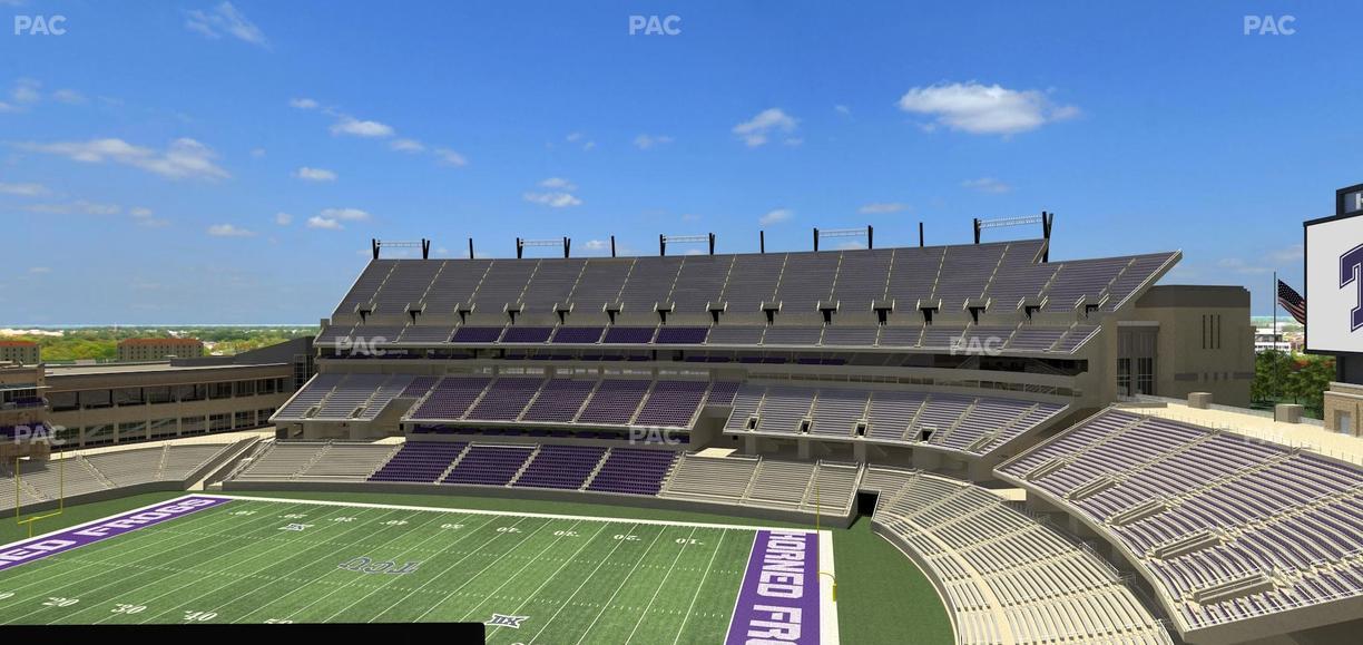 Amon G. Carter Stadium - Section Loge Box 324 Seat View