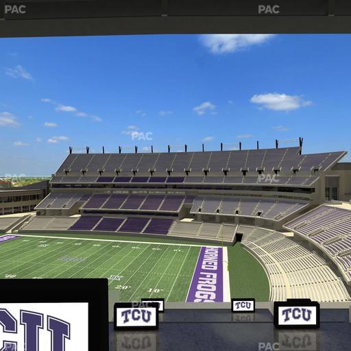 Amon G. Carter Stadium - Section Loge Box 324 Seat View