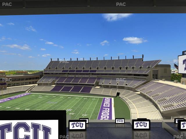 Amon G. Carter Stadium - Section Loge Box 324 Seat View