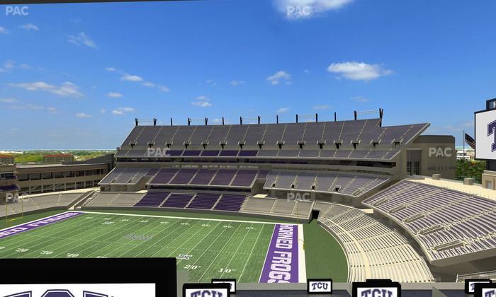 Amon G. Carter Stadium - Section Loge Box 324 Seat View