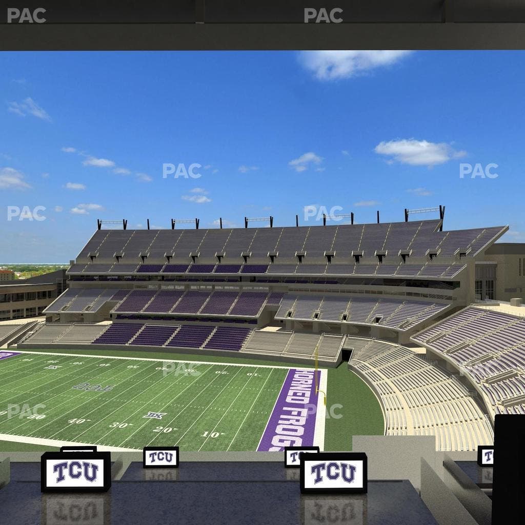 Amon G. Carter Stadium - Section Loge Box 324 Seat View