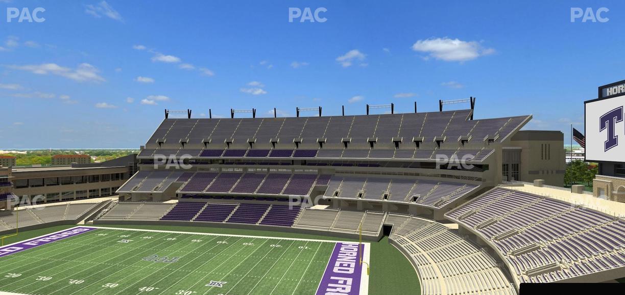 Amon G. Carter Stadium - Section Loge Box 324 Seat View
