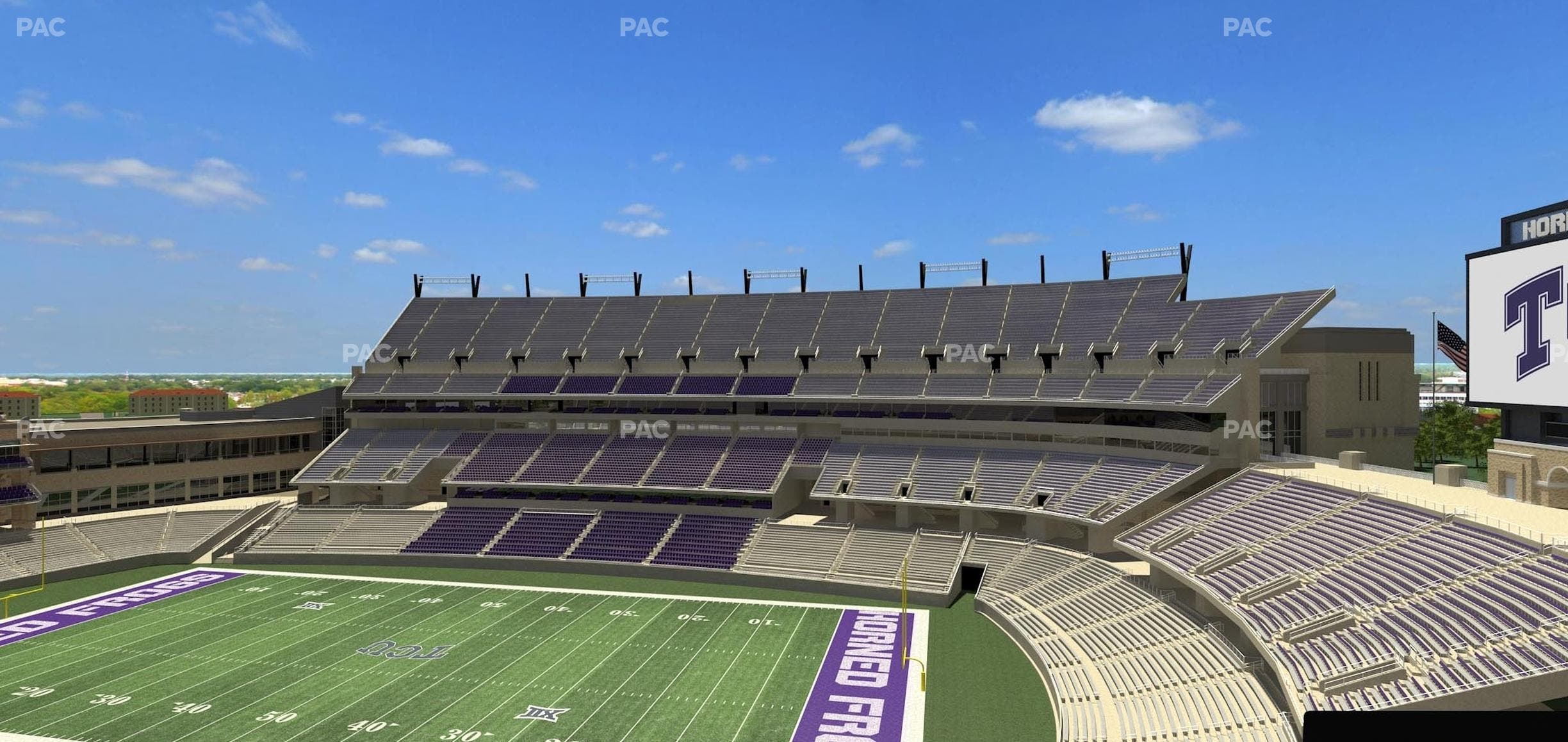 Amon G. Carter Stadium - Section Loge Box 324 Seat View