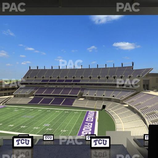 Amon G. Carter Stadium - Section Loge Box 324 Seat View