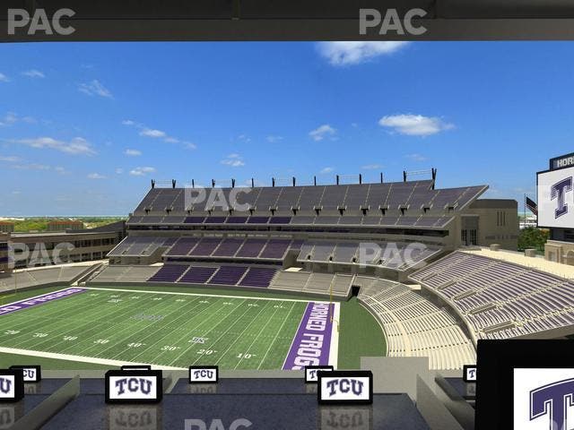 Amon G. Carter Stadium - Section Loge Box 324 Seat View