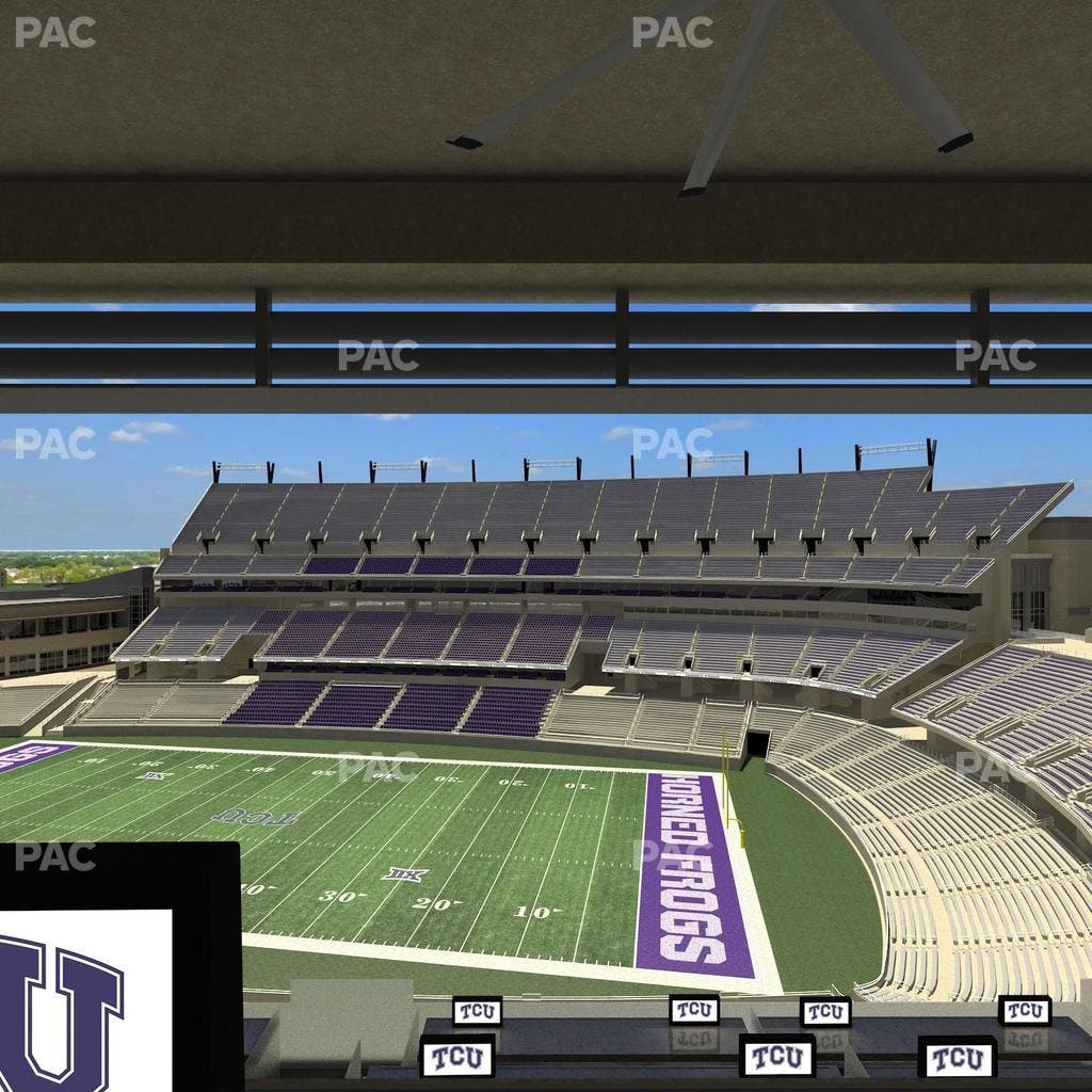Amon G. Carter Stadium - Section Loge Box 325 Seat View